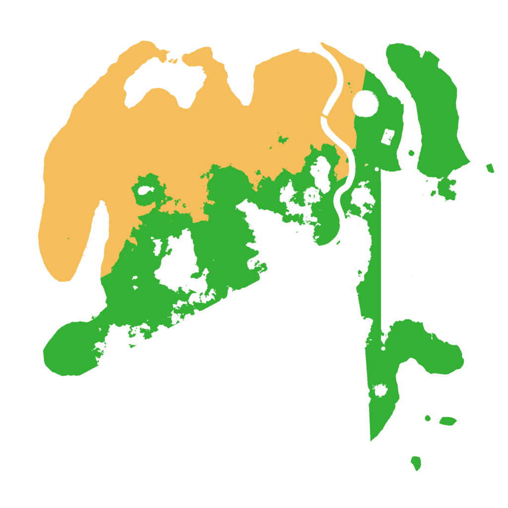 Biome Rust Map: Procedural Map, Size: 3500, Seed: 1119082655