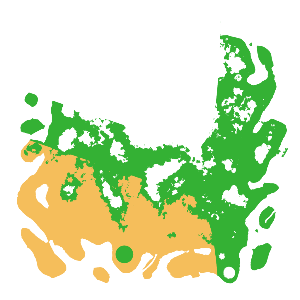 Biome Rust Map: Procedural Map, Size: 4500, Seed: 1012245261