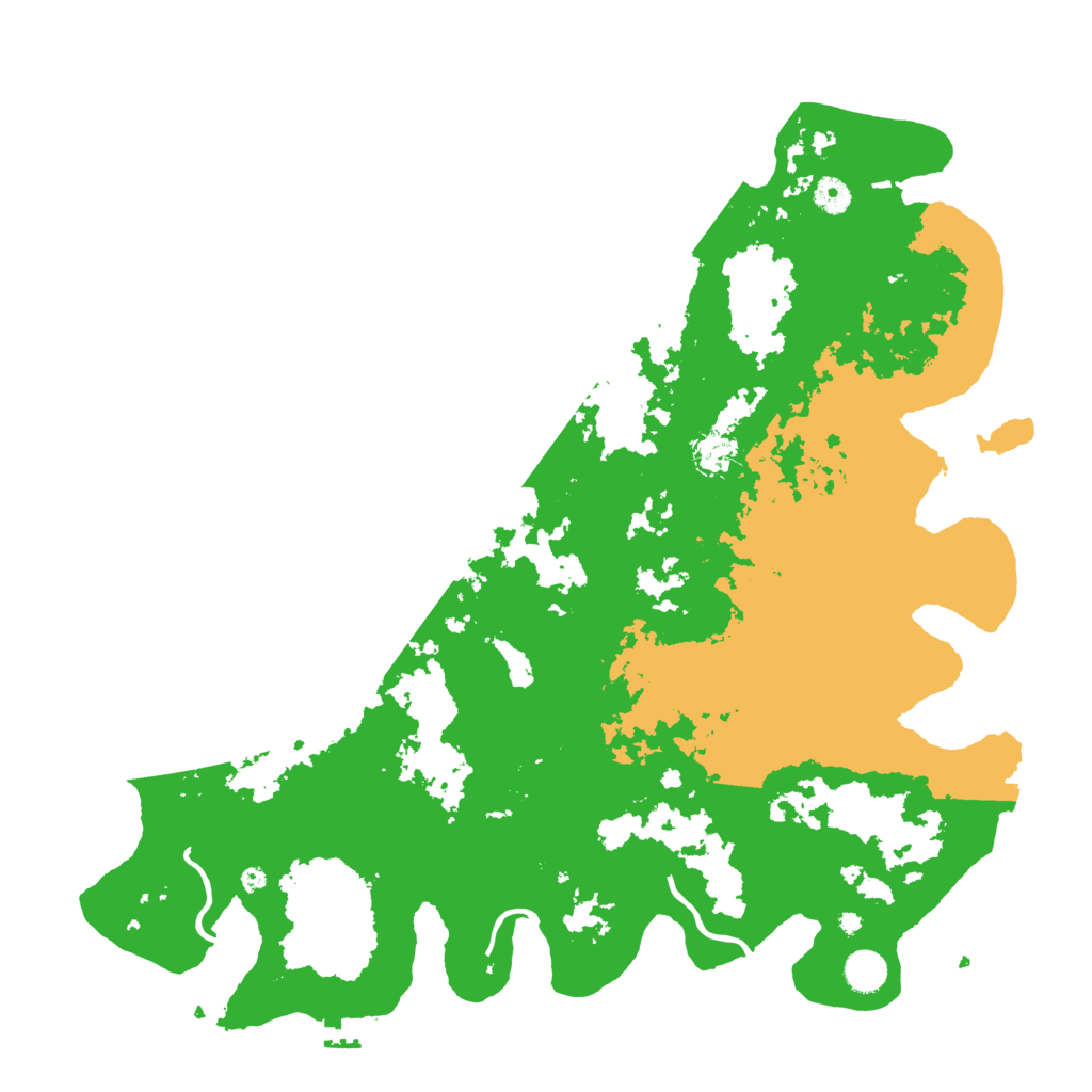 Biome Rust Map: Procedural Map, Size: 4500, Seed: 998555428