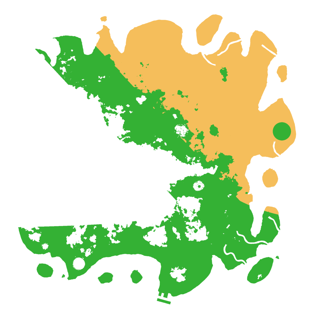 Biome Rust Map: Procedural Map, Size: 4500, Seed: 74660097