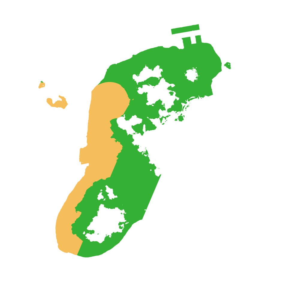 Biome Rust Map: Procedural Map, Size: 2200, Seed: 23