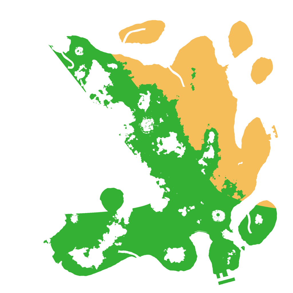 Biome Rust Map: Procedural Map, Size: 3500, Seed: 648281