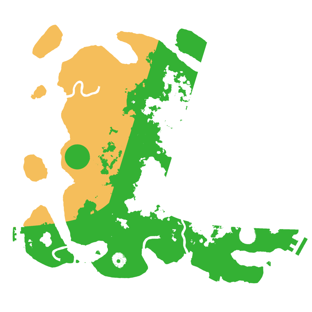 Biome Rust Map: Procedural Map, Size: 3300, Seed: 2086191872