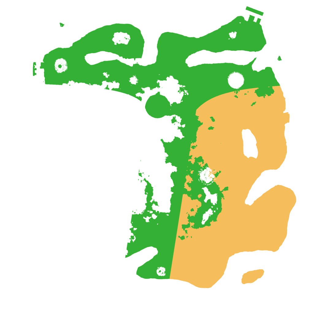 Biome Rust Map: Procedural Map, Size: 3500, Seed: 938529623