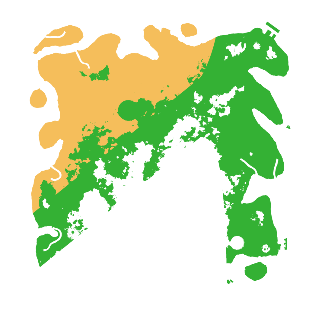 Biome Rust Map: Procedural Map, Size: 4000, Seed: 1195655937