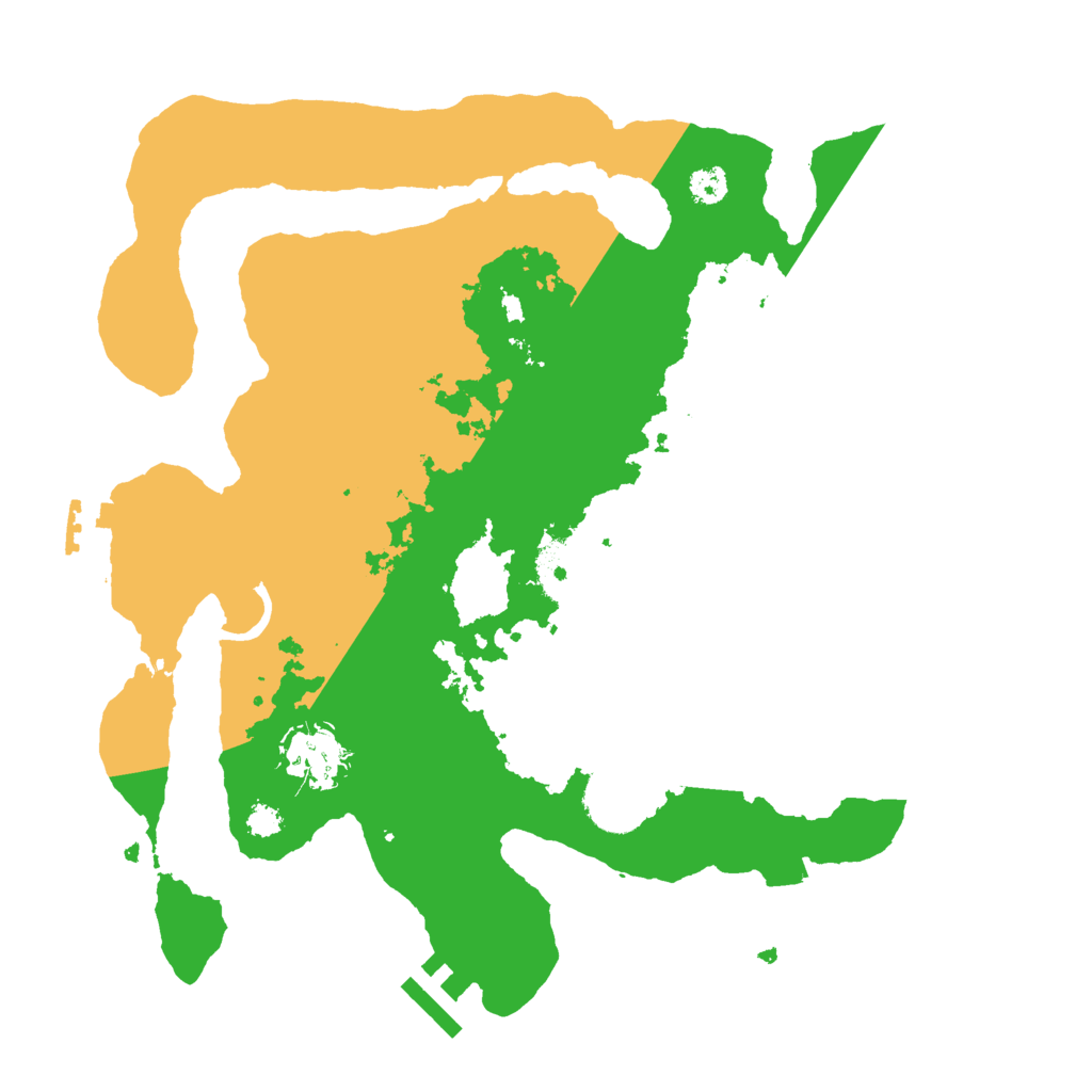 Biome Rust Map: Procedural Map, Size: 3000, Seed: 476042657
