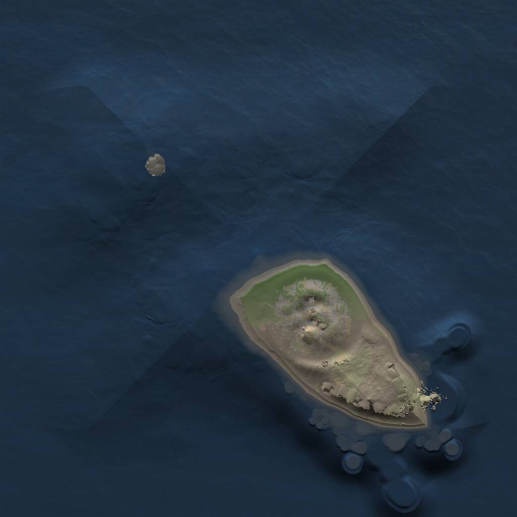 Rust Map: Procedural Map, Size: 1000, Seed: 634635669, 1 Monuments