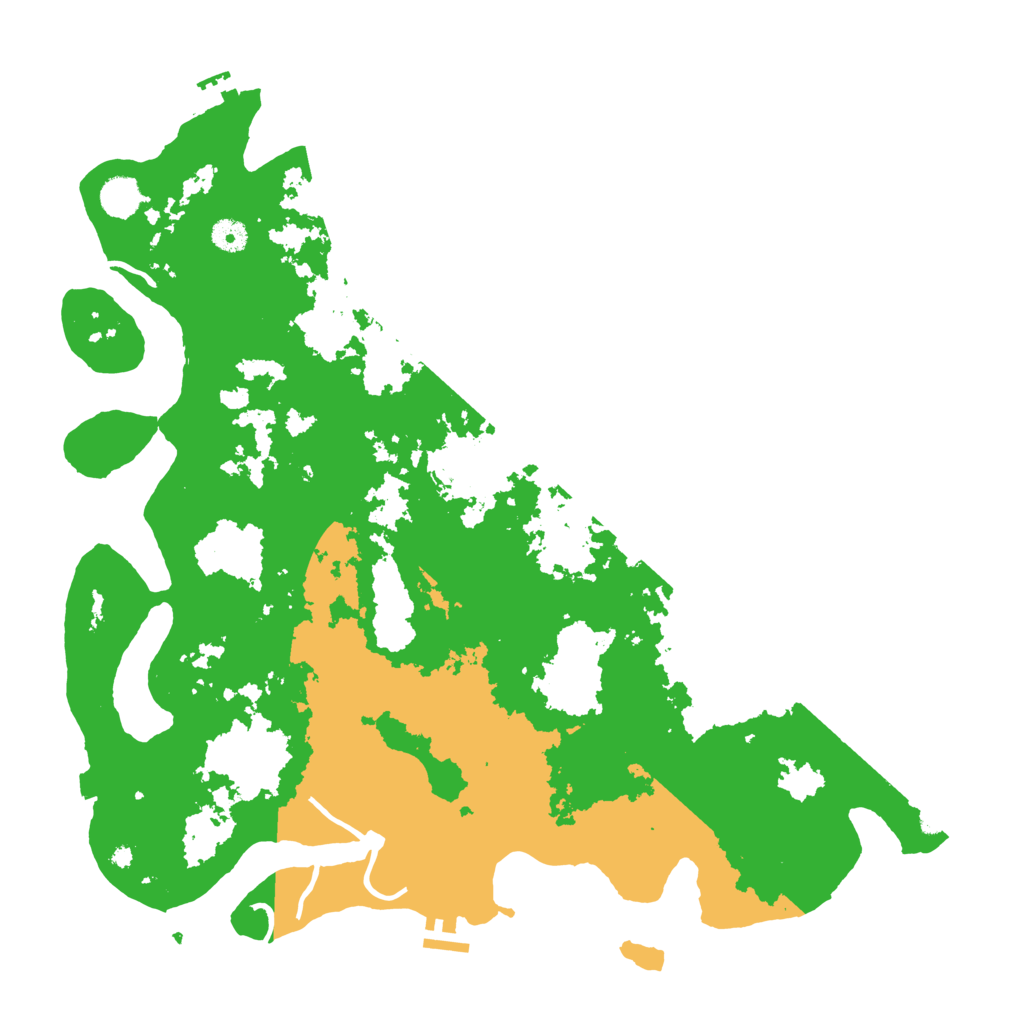 Biome Rust Map: Procedural Map, Size: 4500, Seed: 1734931521