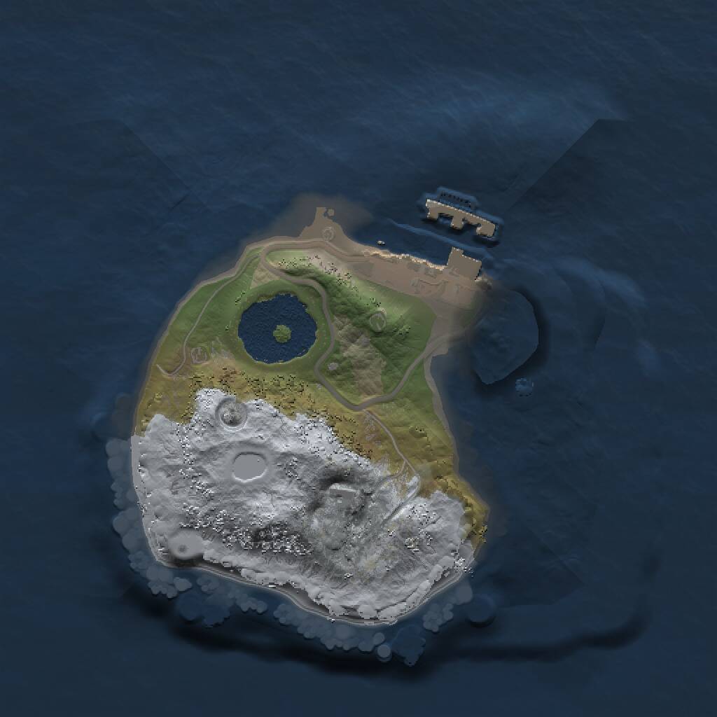 Rust Map: Procedural Map, Size: 1499, Seed: 2147483647, 2 Monuments