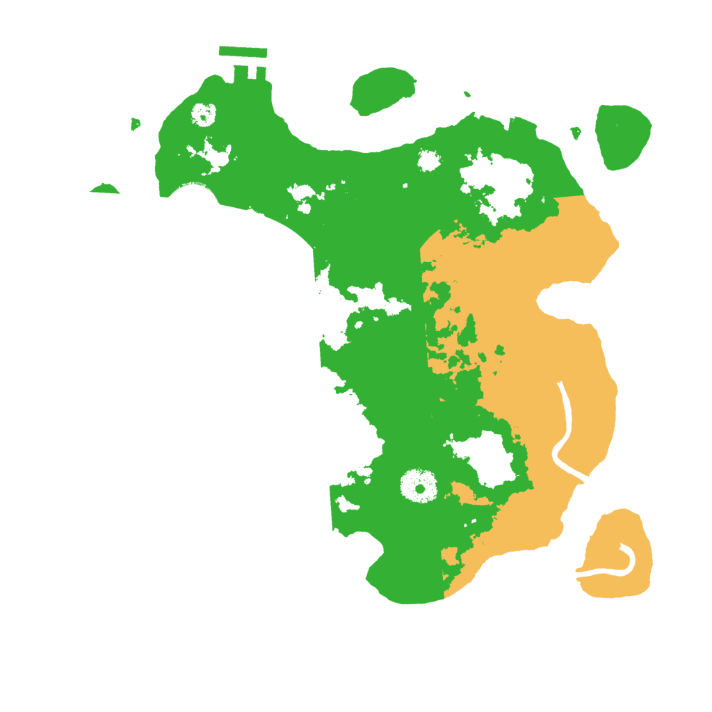 Biome Rust Map: Procedural Map, Size: 3000, Seed: 1082181792