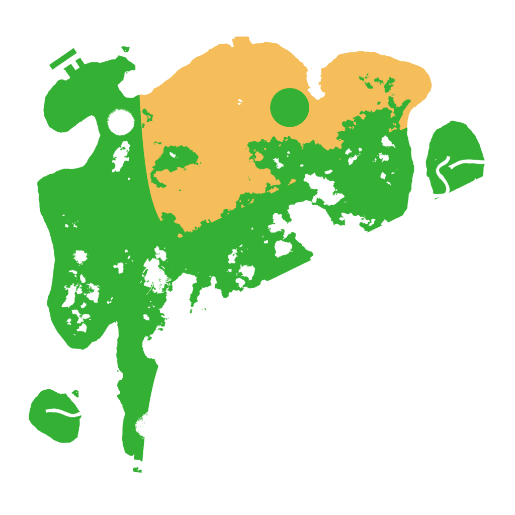 Biome Rust Map: Procedural Map, Size: 3500, Seed: 468212259