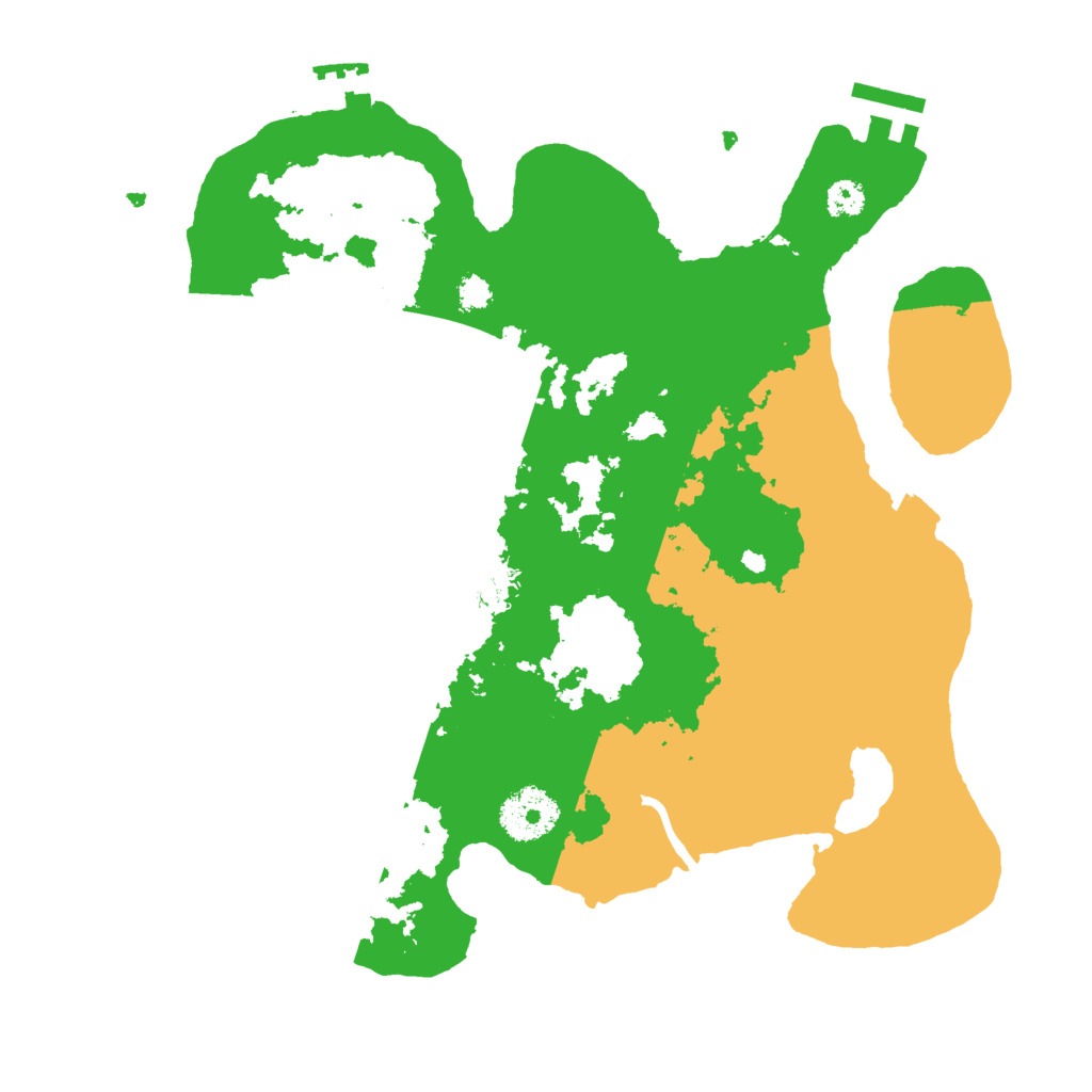 Biome Rust Map: Procedural Map, Size: 3000, Seed: 612938