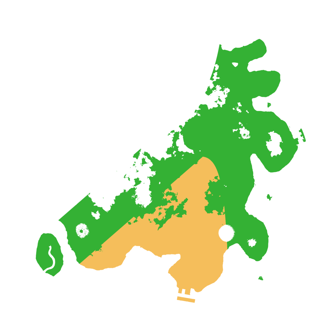 Biome Rust Map: Procedural Map, Size: 3500, Seed: 31325099