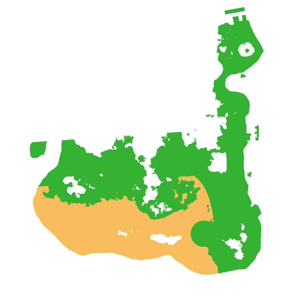 Biome Rust Map: Procedural Map, Size: 3000, Seed: 870661159