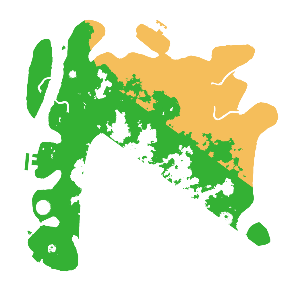 Biome Rust Map: Procedural Map, Size: 3500, Seed: 1744695928