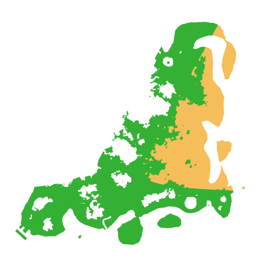Biome Rust Map: Procedural Map, Size: 3850, Seed: 319963954