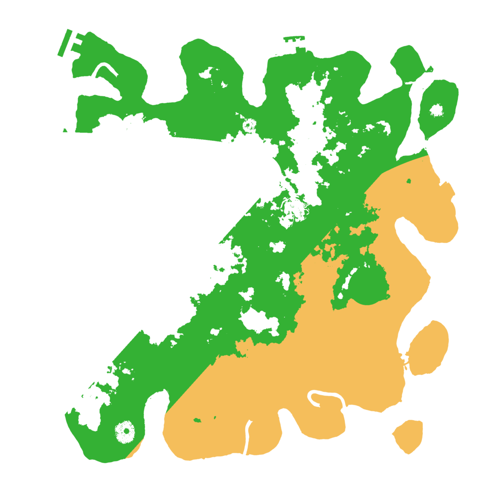 Biome Rust Map: Procedural Map, Size: 3550, Seed: 89375