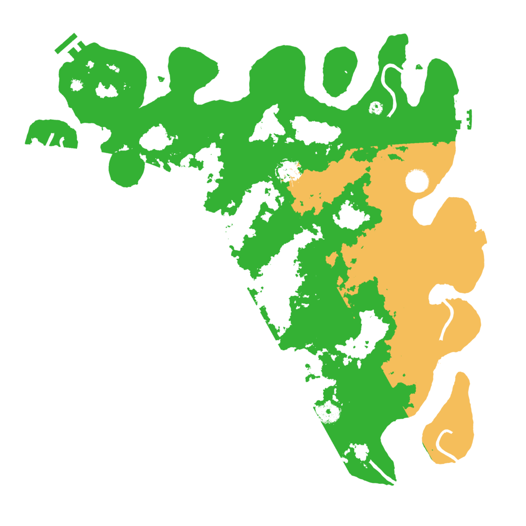 Biome Rust Map: Procedural Map, Size: 4000, Seed: 29727