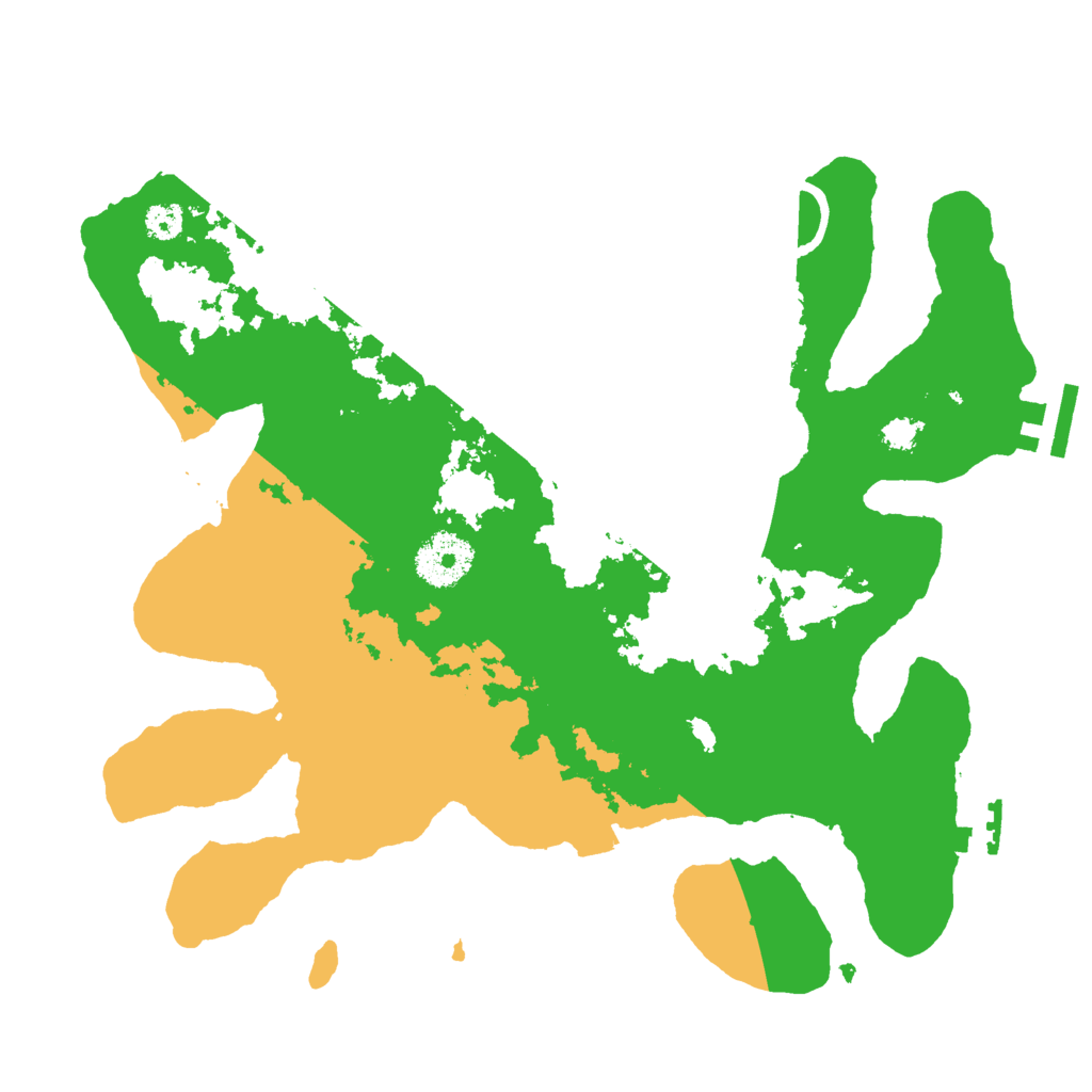 Biome Rust Map: Procedural Map, Size: 3000, Seed: 278341171