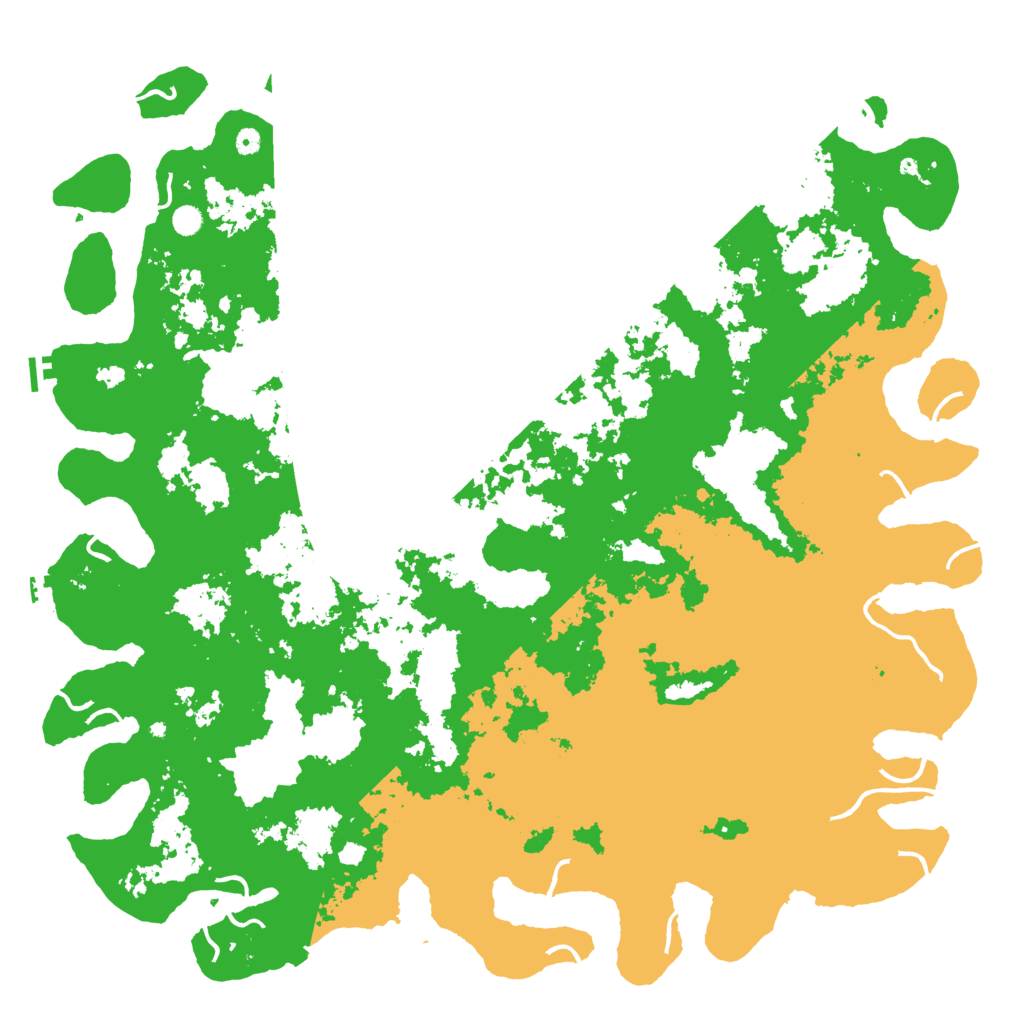 Biome Rust Map: Procedural Map, Size: 6000, Seed: 1142692137