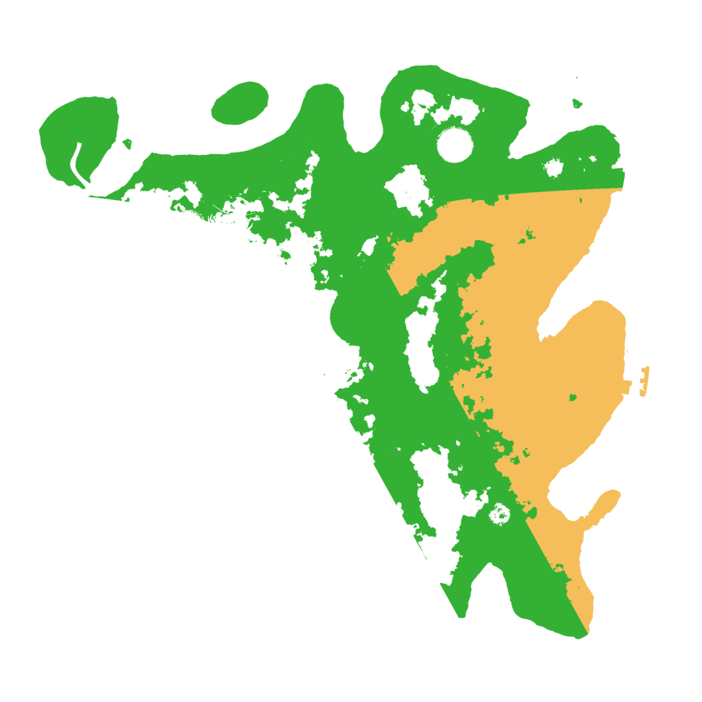 Biome Rust Map: Procedural Map, Size: 3500, Seed: 29727