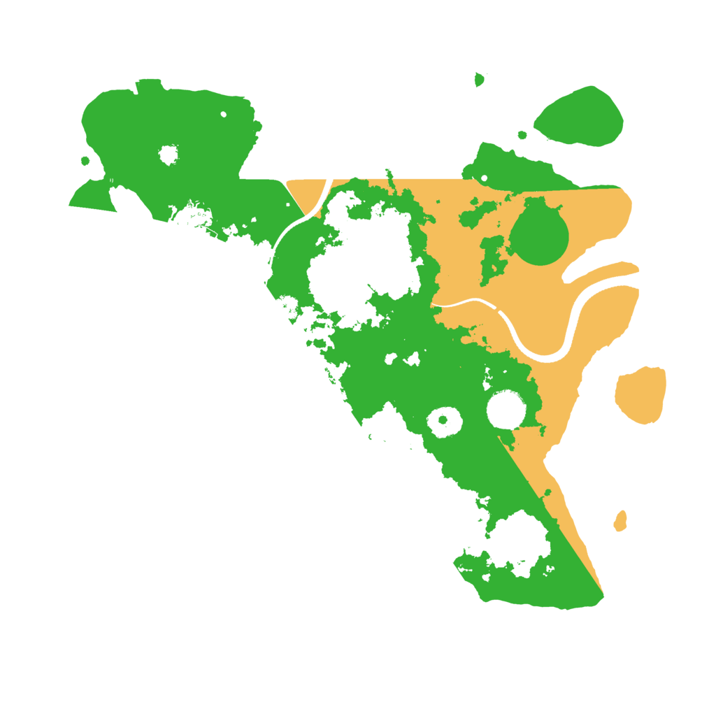 Biome Rust Map: Procedural Map, Size: 3300, Seed: 13826