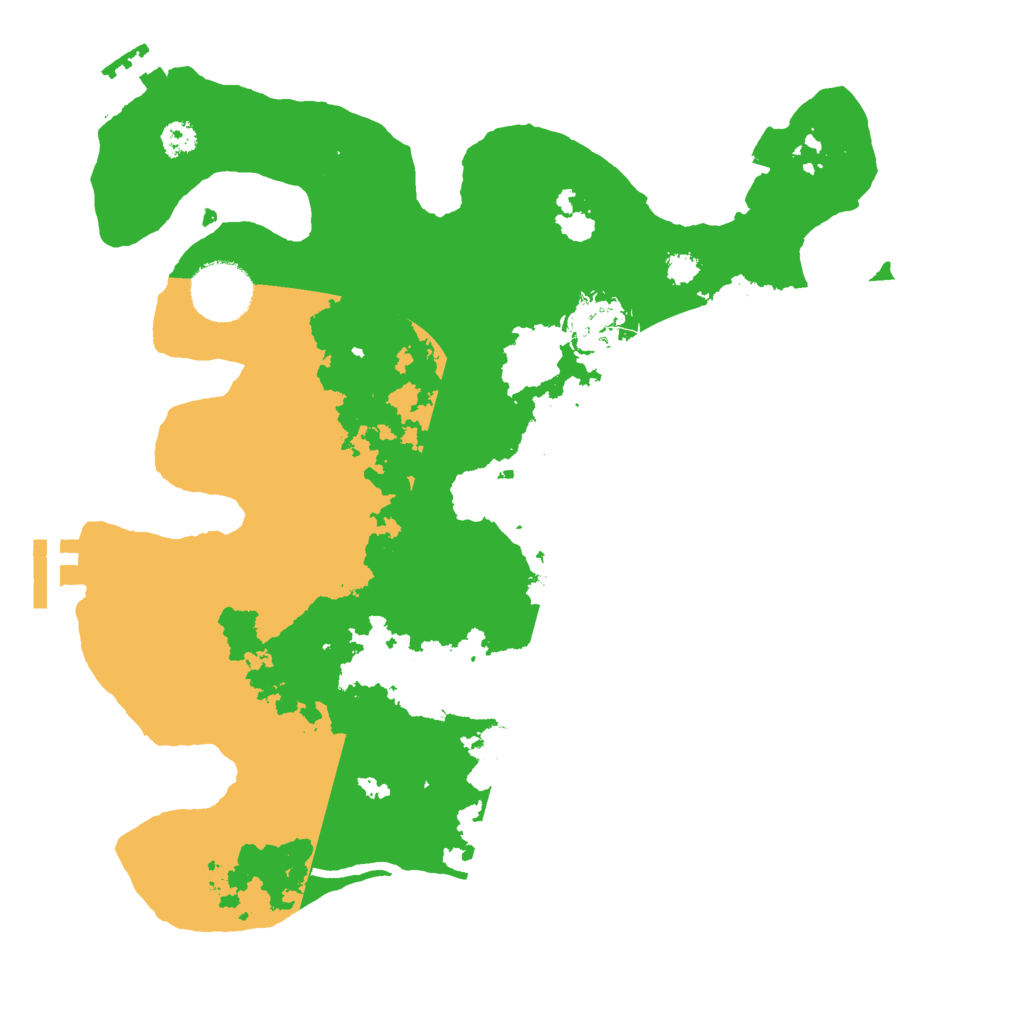 Biome Rust Map: Procedural Map, Size: 3000, Seed: 19402