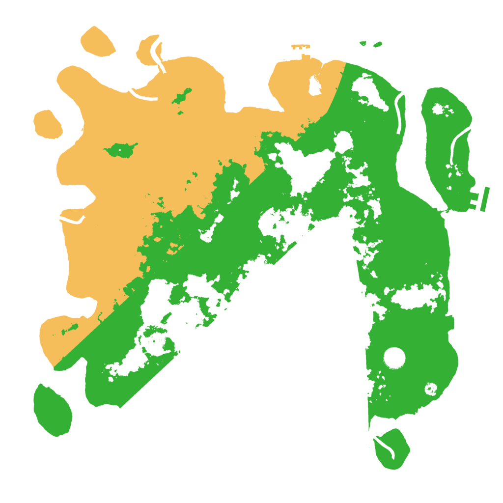 Biome Rust Map: Procedural Map, Size: 4109, Seed: 7713684
