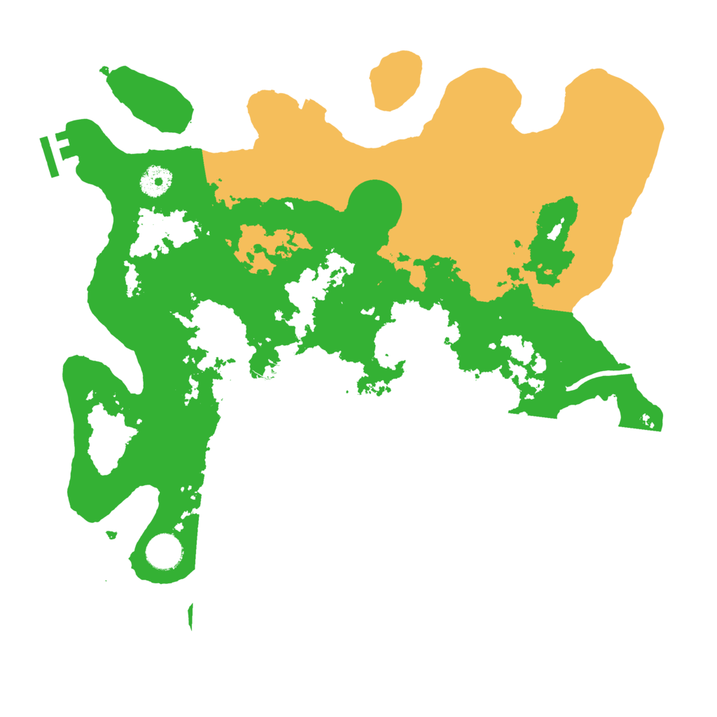 Biome Rust Map: Procedural Map, Size: 3500, Seed: 576487920