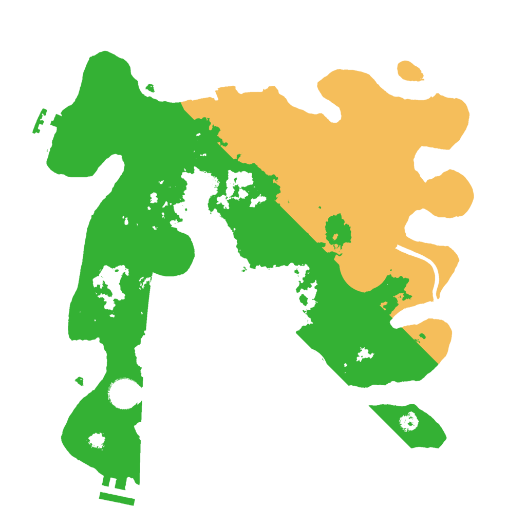 Biome Rust Map: Procedural Map, Size: 3000, Seed: 20429