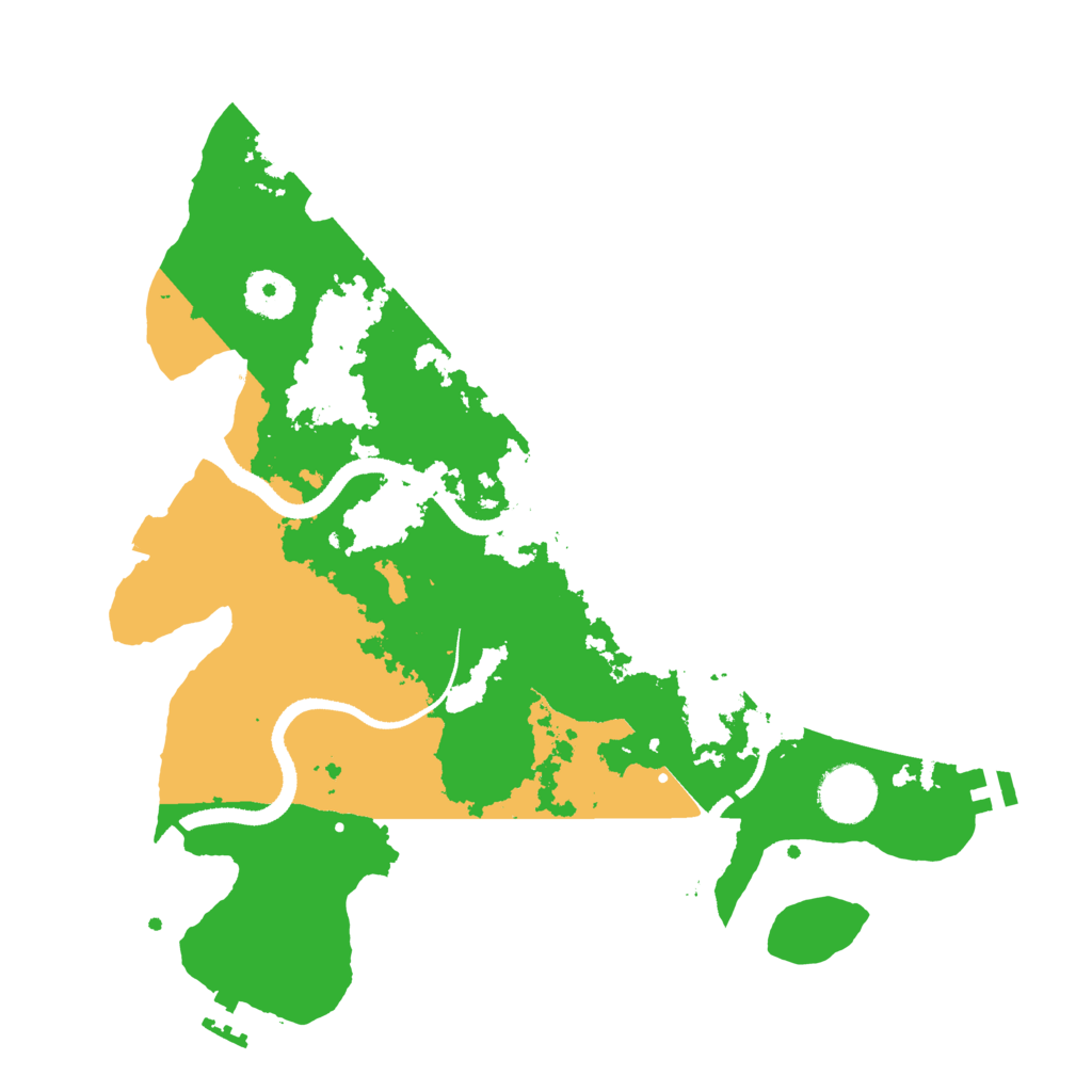 Biome Rust Map: Procedural Map, Size: 3300, Seed: 1350734590