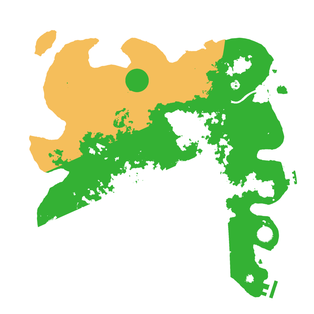 Biome Rust Map: Procedural Map, Size: 3550, Seed: 65117063