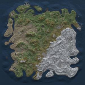 Thumbnail Rust Map: Procedural Map, Size: 4500, Seed: 1957934, 18 Monuments