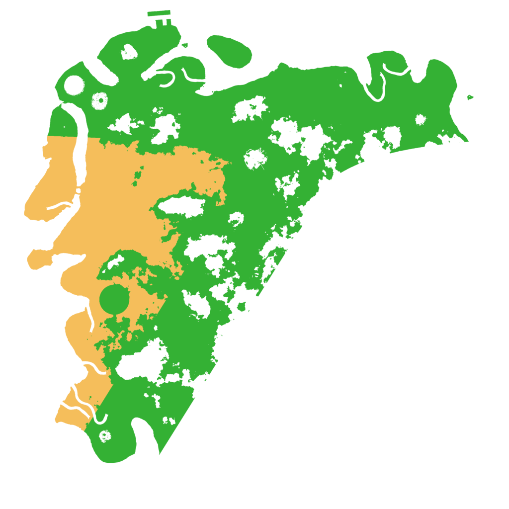 Biome Rust Map: Procedural Map, Size: 4500, Seed: 1957934