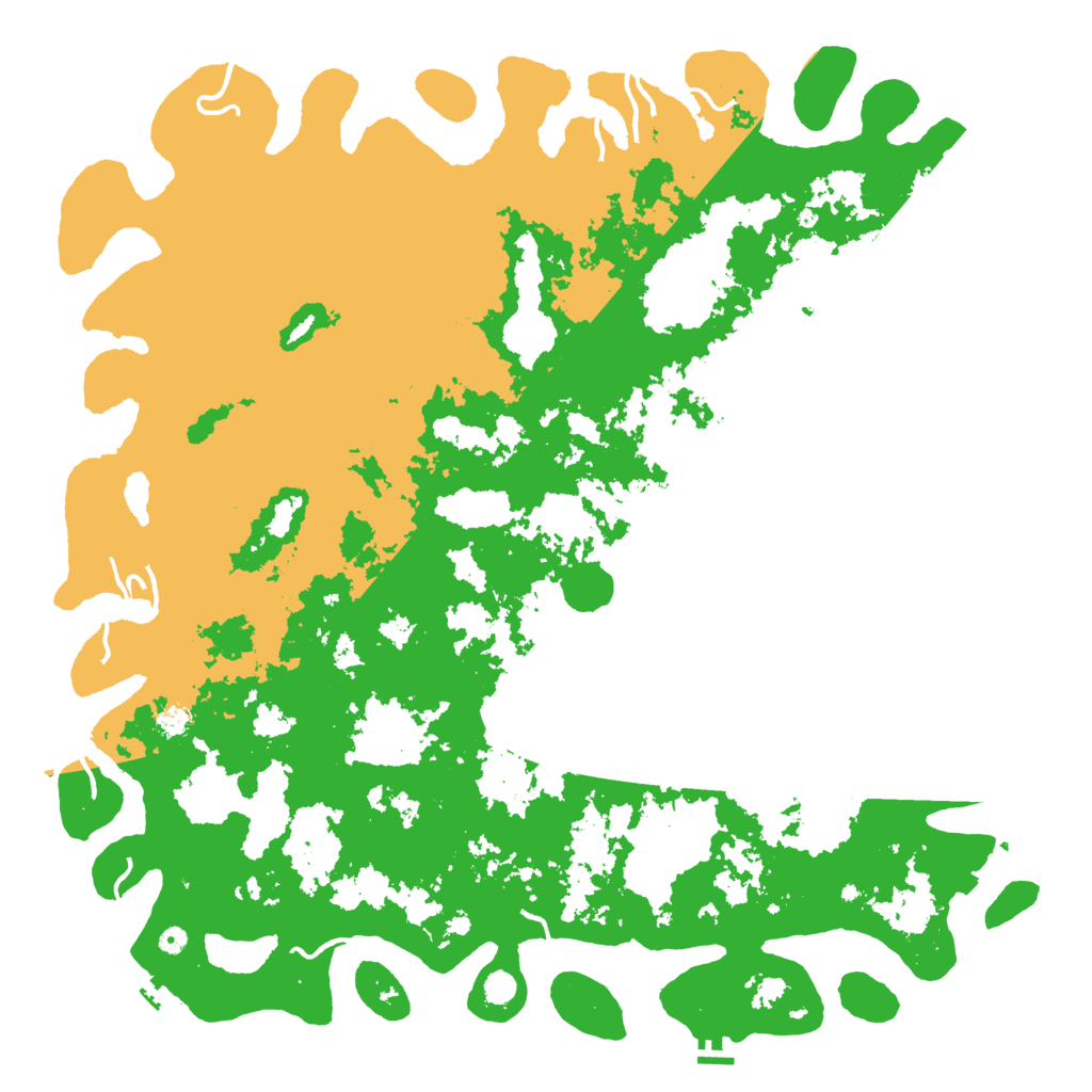 Biome Rust Map: Procedural Map, Size: 6000, Seed: 556530309