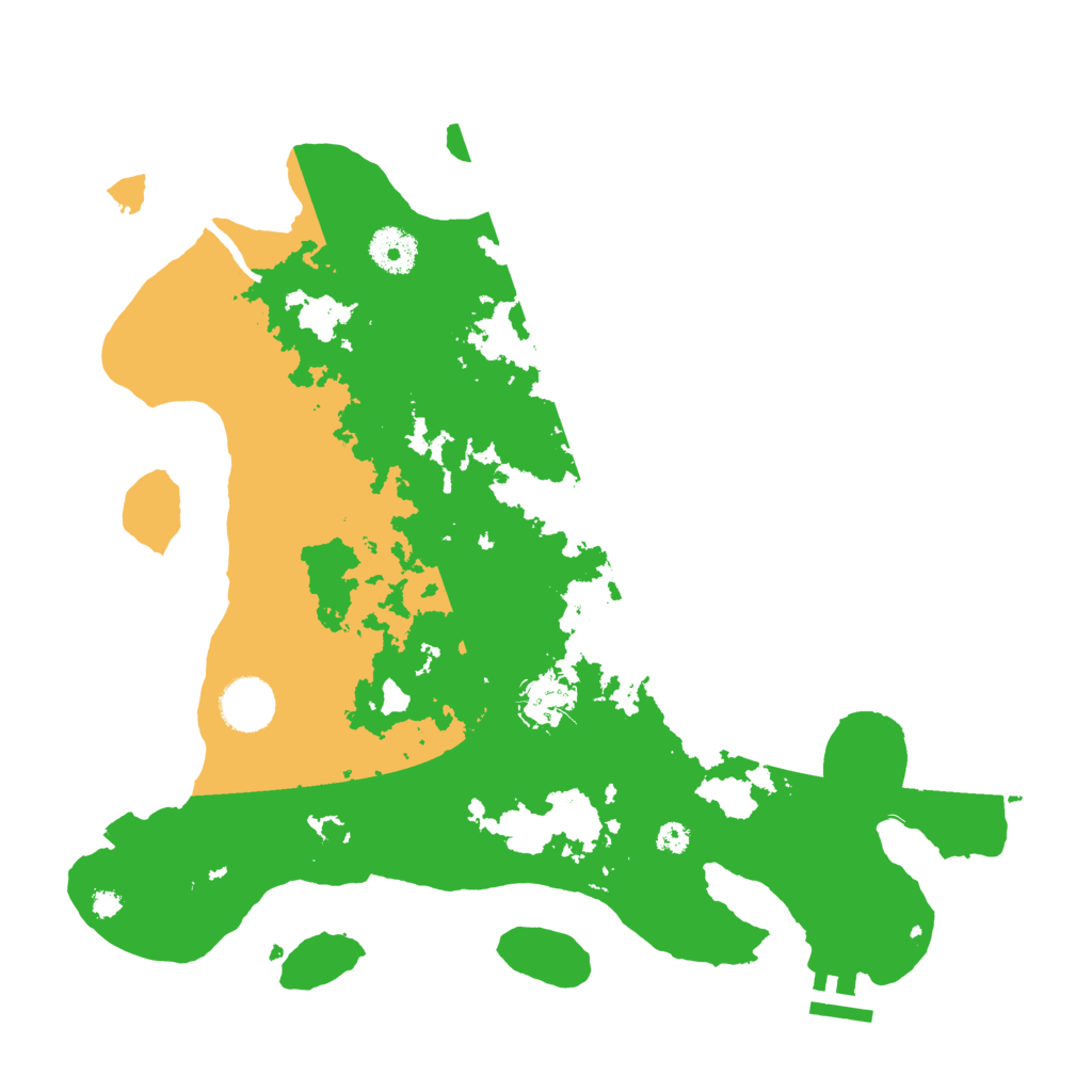 Biome Rust Map: Procedural Map, Size: 3500, Seed: 2057058169