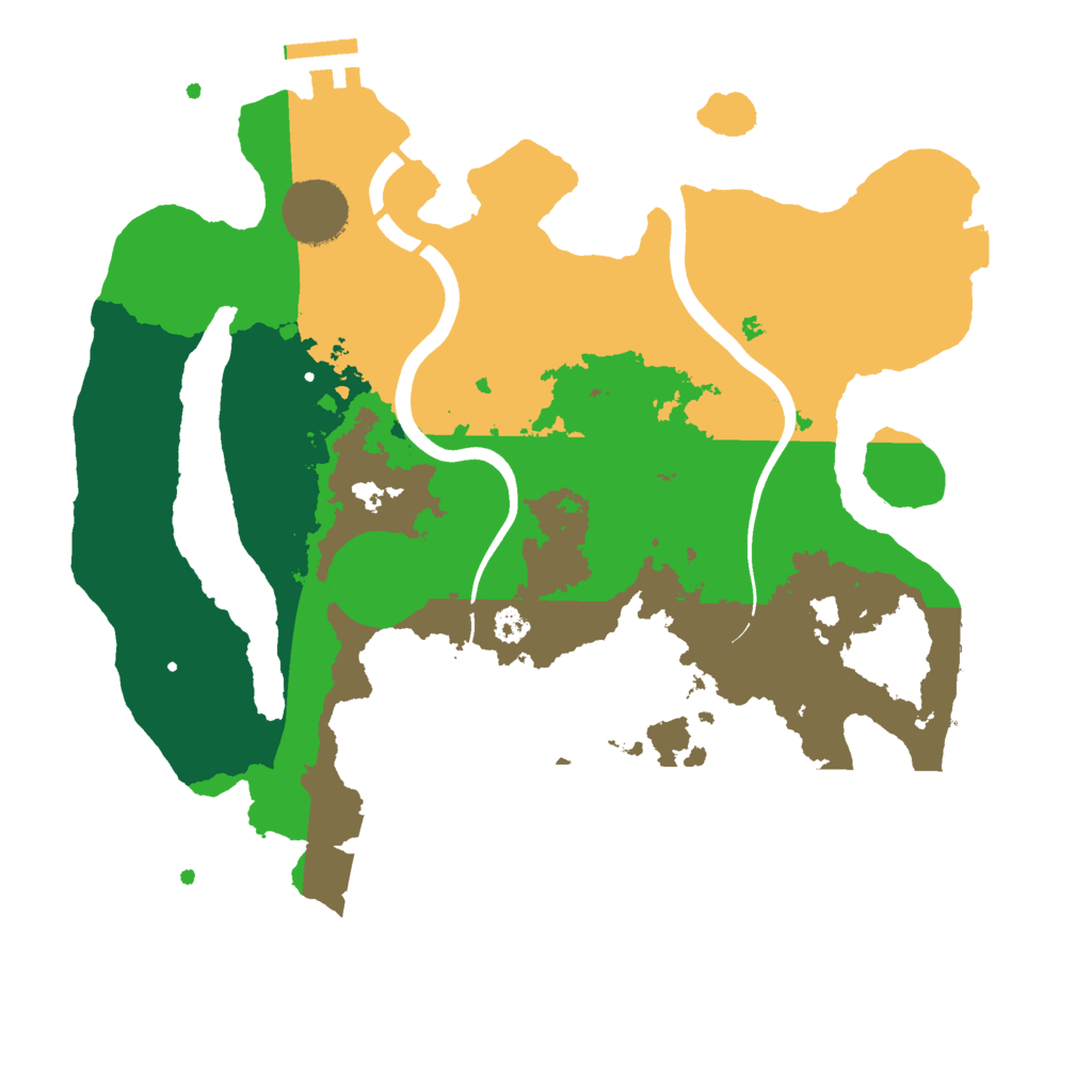 Biome Rust Map: Procedural Map, Size: 3000, Seed: 639192