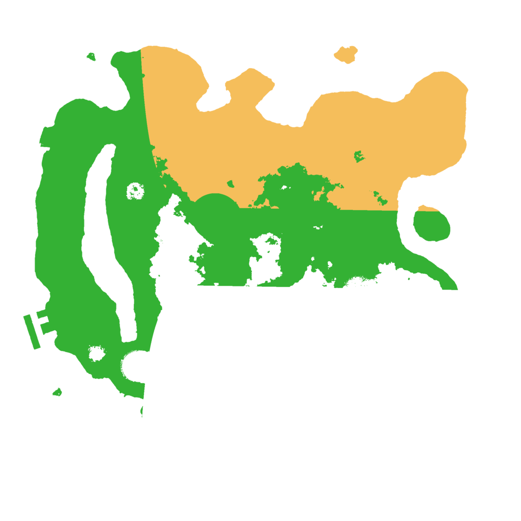 Biome Rust Map: Procedural Map, Size: 3000, Seed: 639192