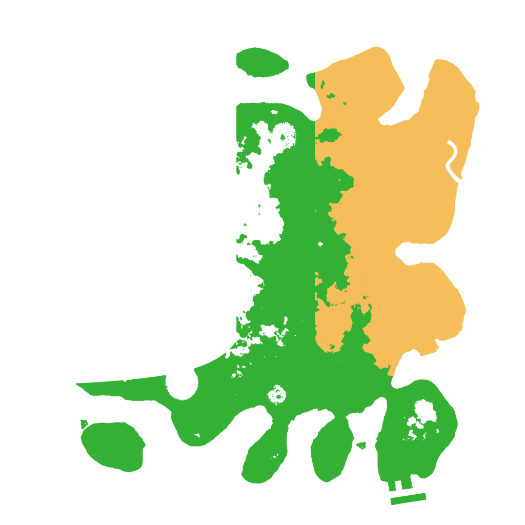 Biome Rust Map: Procedural Map, Size: 3000, Seed: 1168726626