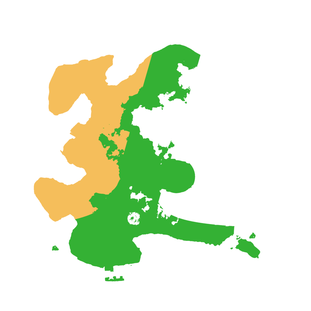 Biome Rust Map: Procedural Map, Size: 2500, Seed: 290006848