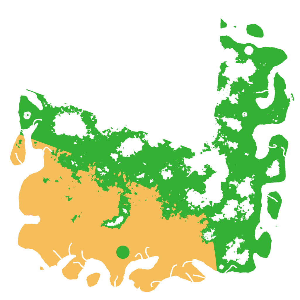 Biome Rust Map: Procedural Map, Size: 6000, Seed: 153048469