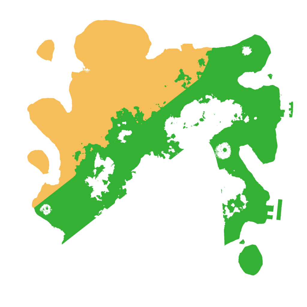 Biome Rust Map: Procedural Map, Size: 3000, Seed: 88451