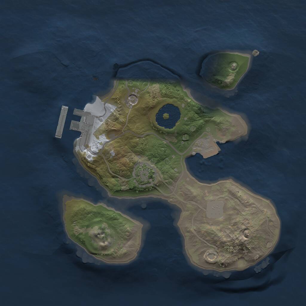 Rust Map: Procedural Map, Size: 1900, Seed: 63204987, 4 Monuments