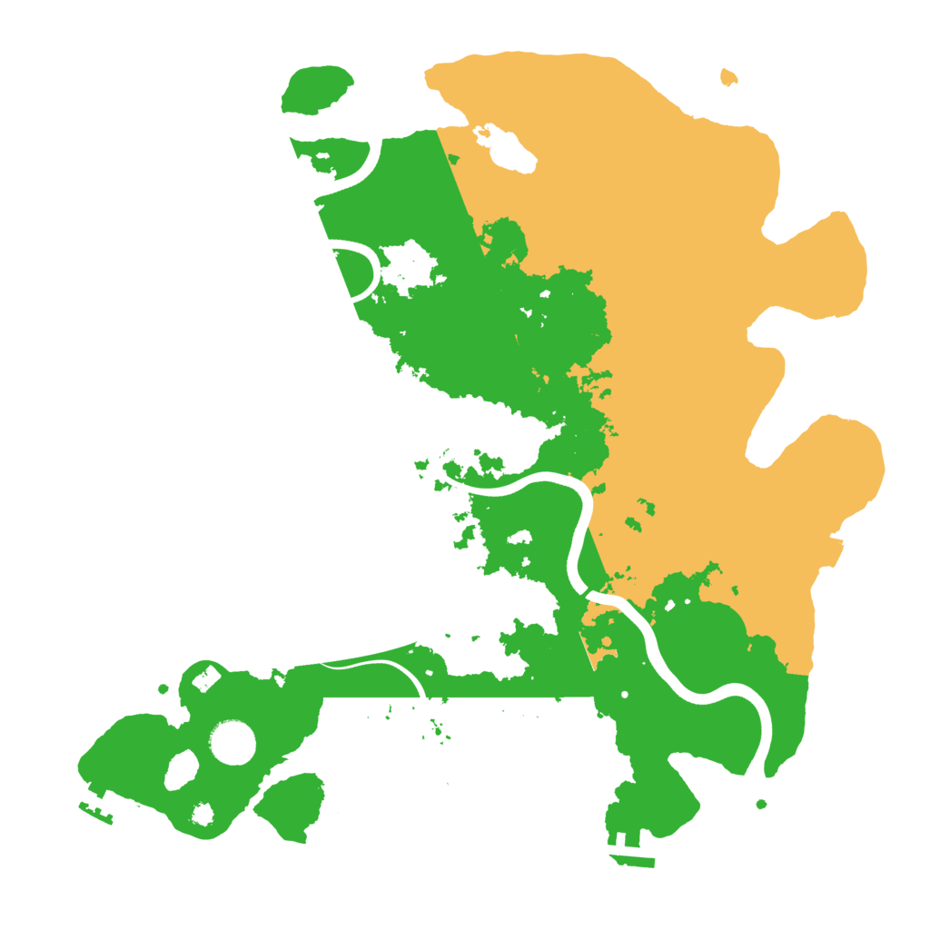 Biome Rust Map: Procedural Map, Size: 3750, Seed: 1144481588