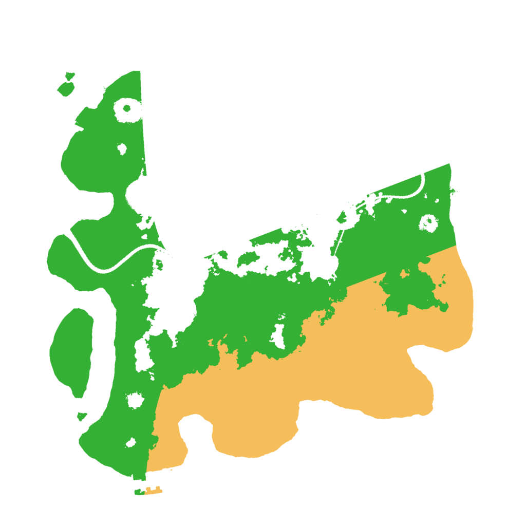 Biome Rust Map: Procedural Map, Size: 2900, Seed: 648272