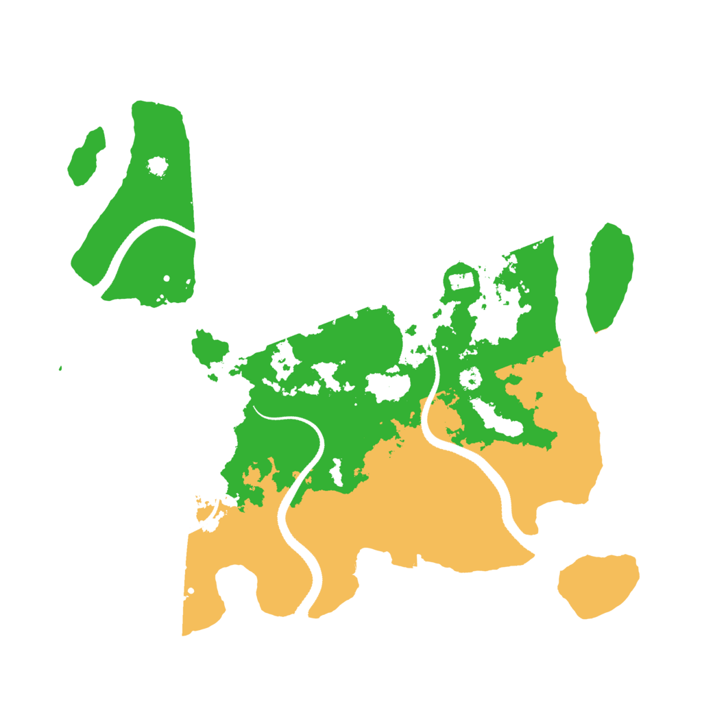Biome Rust Map: Procedural Map, Size: 3200, Seed: 648272