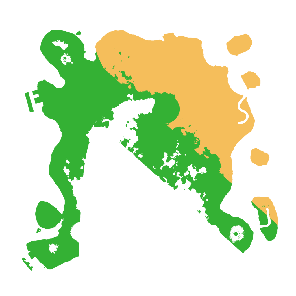 Biome Rust Map: Procedural Map, Size: 3000, Seed: 504178872