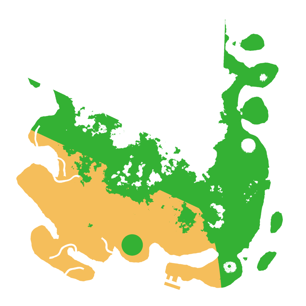 Biome Rust Map: Procedural Map, Size: 3800, Seed: 866336104
