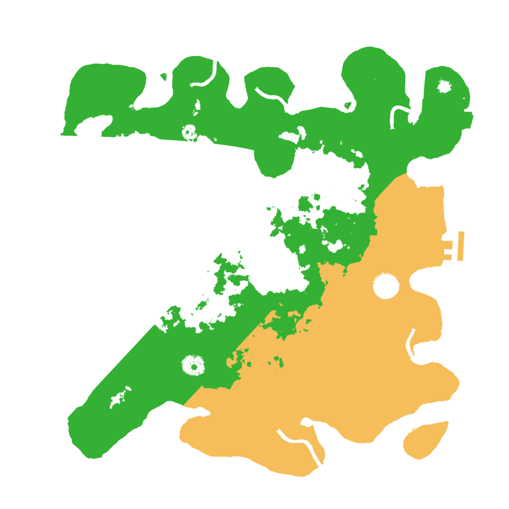 Biome Rust Map: Procedural Map, Size: 3500, Seed: 298243533