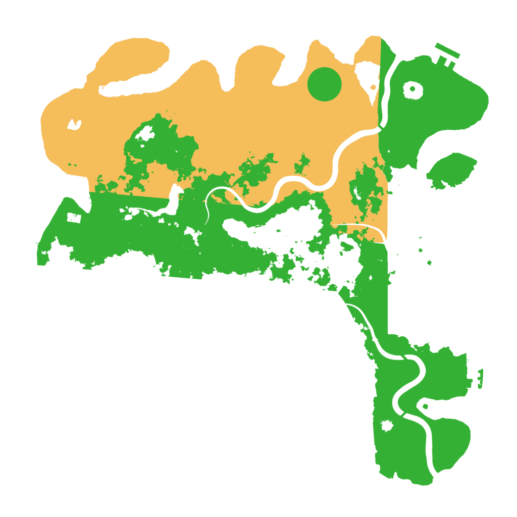 Biome Rust Map: Procedural Map, Size: 4000, Seed: 640573640